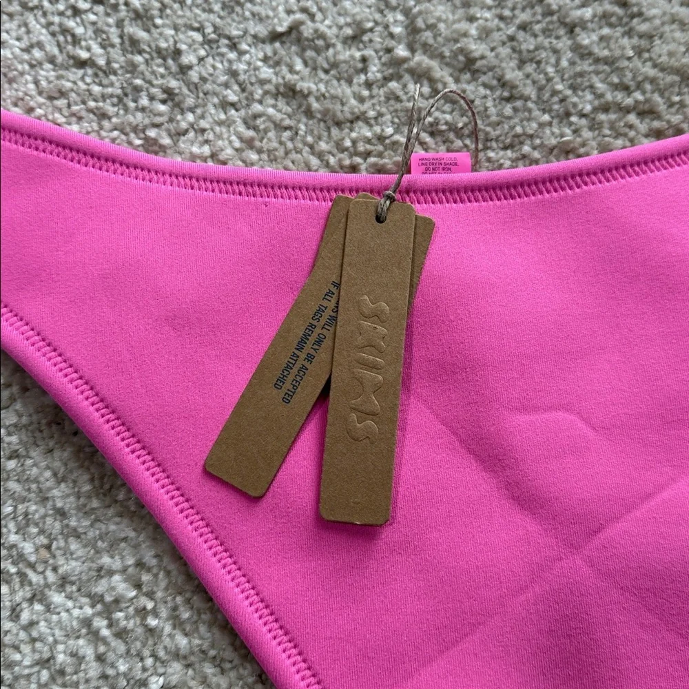 SKIMS NWT swim thong pink size 3X